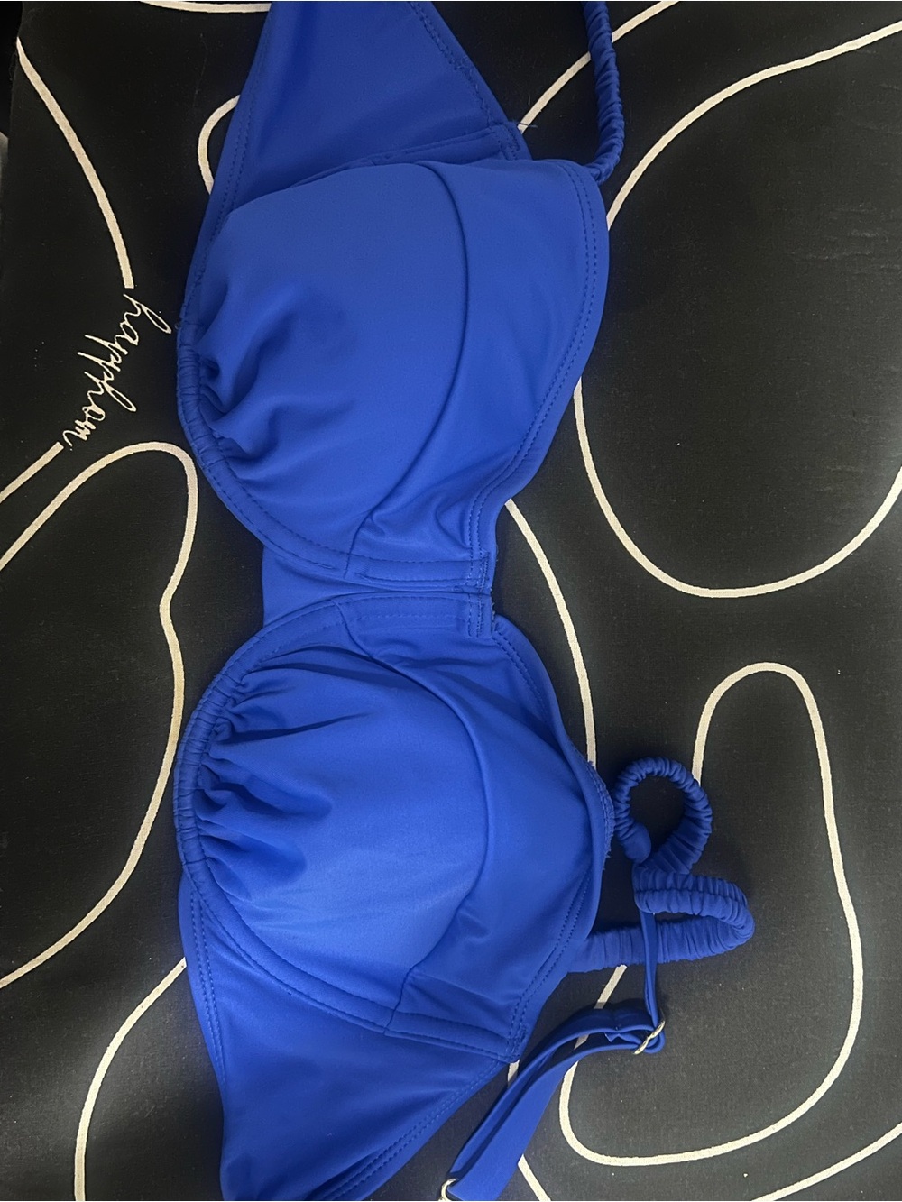 wild fable Royal Blue Underwire Bikini Top